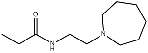 Propanamide, N-[2-(hexahydro-1H-azepin-1-yl)ethyl]- Struktur