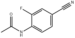 Acetamide, N-(4-cyano-2-fluorophenyl)- Struktur