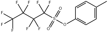 1-Butanesulfonic acid, 1,1,2,2,3,3,4,4,4-nonafluoro-, 4-methylphenyl ester Struktur