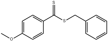 4-メトキシジチオ安息香酸ベンジル 化学構造式