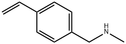 Benzenemethanamine, 4-ethenyl-N-methyl- Struktur