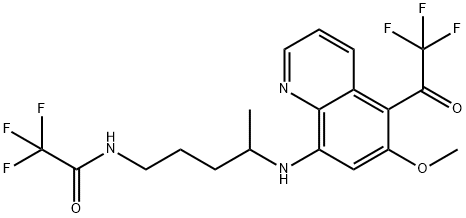 bis(trifluoroacetyl)primaquine 结构式