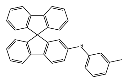 N-(3-甲基苯基)-9,9′-螺二[9H-芴]-2-胺, 932731-02-7, 结构式