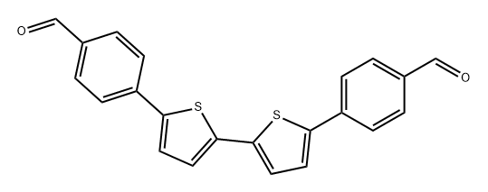 4,4'-(2,2'-双噻吩-5,5'-二基)二苯甲醛 结构式
