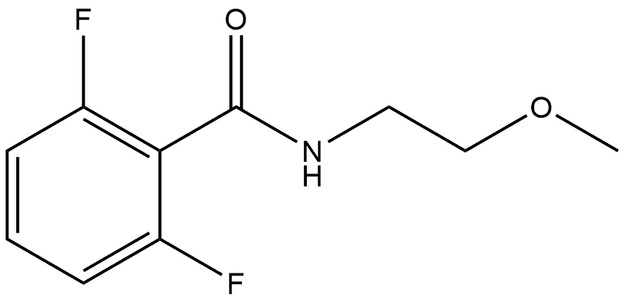 2,6-Difluoro-N-(2-methoxyethyl)benzamide Structure