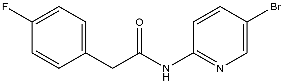 N-(5-Bromo-2-pyridinyl)-4-fluorobenzeneacetamide Structure