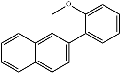 2-(2-ナフチル)アニソール 化学構造式