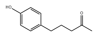 2-Pentanone, 5-(4-hydroxyphenyl)- Structure