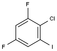 Benzene, 2-chloro-1,5-difluoro-3-iodo- Struktur