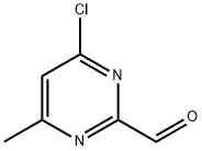 2-Pyrimidinecarboxaldehyde, 4-chloro-6-methyl- Structure