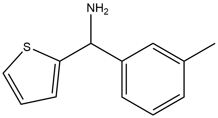 1-(3-methylphenyl)-1-(2-thienyl)methanamine(SALTDATA: HCl) Structure