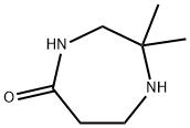 5H-1,4-Diazepin-5-one, hexahydro-2,2-dimethyl- Struktur