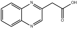 2-Quinoxalineacetic acid Struktur