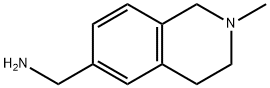 6-Isoquinolinemethanamine, 1,2,3,4-tetrahydro-2-methyl- 化学構造式