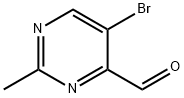 5-溴-2-甲基嘧啶-4-甲醛,933702-20-6,结构式