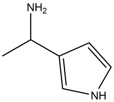 1-(1H吡咯-3-基)乙-1-胺,933707-89-2,结构式