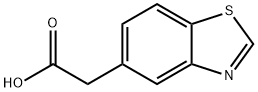 5-Benzothiazoleacetic acid Structure