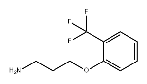 1-Propanamine, 3-[2-(trifluoromethyl)phenoxy]- Struktur