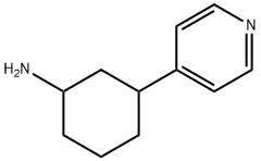 3-(吡啶-4-基)环己-1-胺, 933758-92-0, 结构式