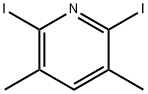 Pyridine, 2,6-diiodo-3,5-dimethyl- Struktur