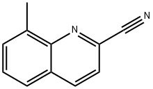 2-Quinolinecarbonitrile, 8-methyl-,93498-64-7,结构式