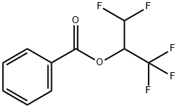 2-丙醇,1,1,1,3,3-五氟-, 2-苯甲酸酯 结构式
