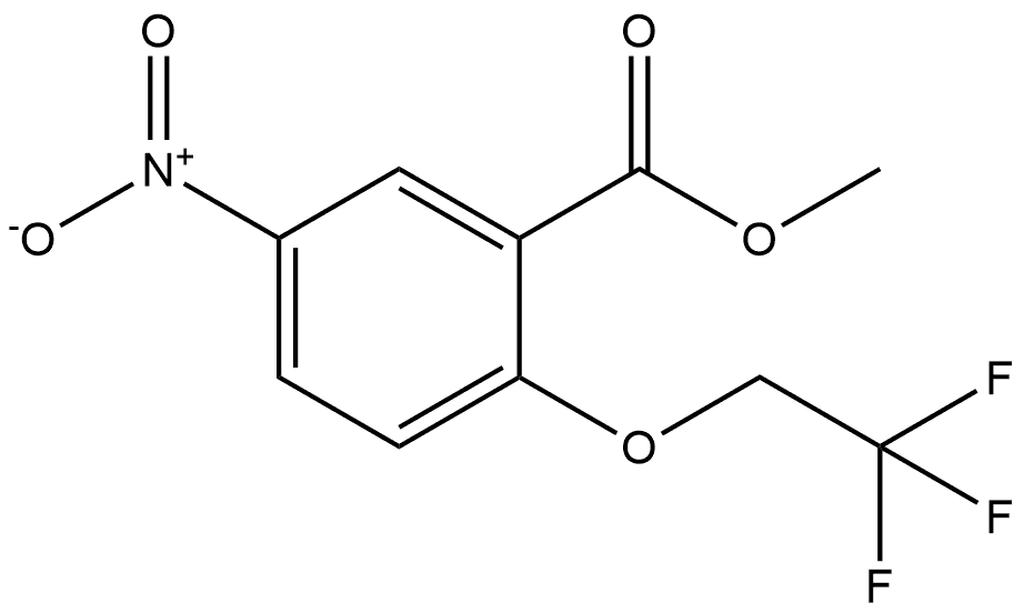 methyl 5-nitro-2-(2,2,2-trifluoroethoxy)benzoate|