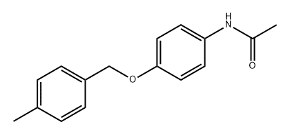 Acetamide, N-[4-[(4-methylphenyl)methoxy]phenyl]- Struktur