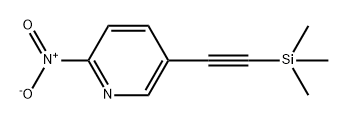 Pyridine, 2-nitro-5-[2-(trimethylsilyl)ethynyl]-