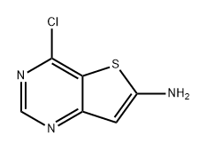 Thieno[3,2-d]pyrimidin-6-amine, 4-chloro- Struktur