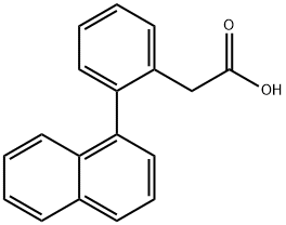 2-(2-(Naphthalen-1-yl)phenyl)acetic acid 结构式