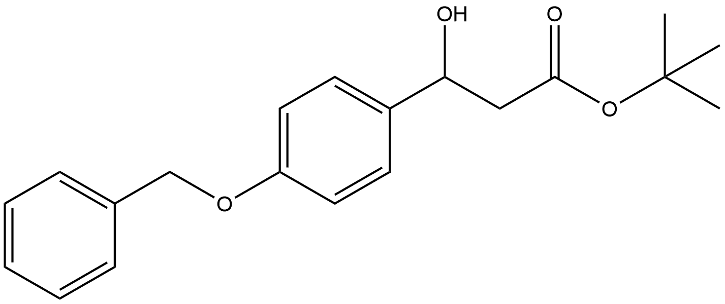 1,1-Dimethylethyl β-hydroxy-4-(phenylmethoxy)benzenepropanoate Structure