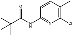 Propanamide, N-(6-chloro-5-methyl-2-pyridinyl)-2,2-dimethyl- Structure