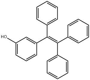 3-(1,2,2-三苯基乙烯)-苯酚, 936803-67-7, 结构式