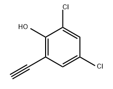 Phenol, 2,4-dichloro-6-ethynyl- Structure