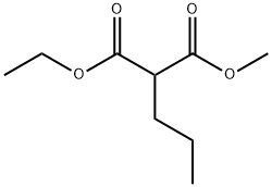 Propanedioic acid, 2-propyl-, 1-ethyl 3-methyl ester Structure