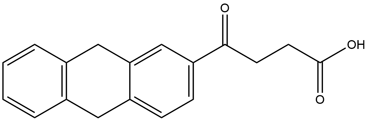 2-Anthracenebutanoic acid, 9,10-dihydro-γ-oxo- Structure