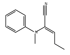 2-Pentenenitrile, 2-(methylphenylamino)-, (2Z)-