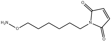 1H-Pyrrole-2,5-dione, 1-[6-(aminooxy)hexyl]- 化学構造式