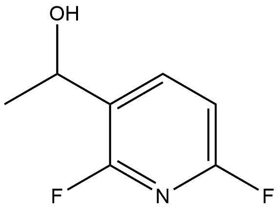 3-Pyridinemethanol, 2,6-difluoro-α-methyl- Struktur