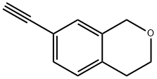 1H-2-Benzopyran, 7-ethynyl-3,4-dihydro- 化学構造式