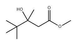 Pentanoic acid, 3-hydroxy-3,4,4-trimethyl-, methyl ester 化学構造式