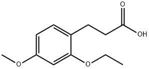 Benzenepropanoic acid, 2-ethoxy-4-methoxy-,938244-14-5,结构式