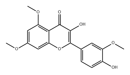 4H-1-Benzopyran-4-one, 3-hydroxy-2-(4-hydroxy-3-methoxyphenyl)-5,7-dimethoxy-