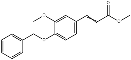 2-Propenoic acid, 3-[3-methoxy-4-(phenylmethoxy)phenyl]-, methyl ester