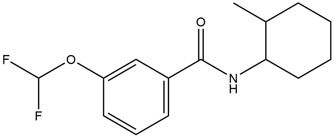 3-(Difluoromethoxy)-N-(2-methylcyclohexyl)benzamide|