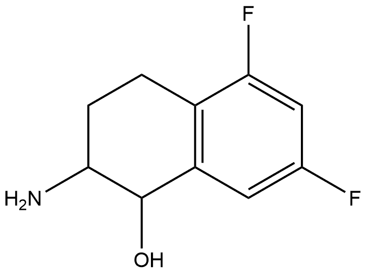 2-amino-5,7-difluoro-1,2,3,4-tetrahydronaphthalen-1-ol,939756-30-6,结构式