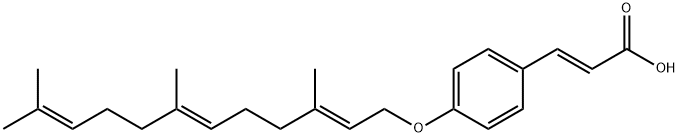 p-O-Farnesylcoumaric acid Struktur