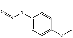 Benzenamine, 4-methoxy-N-methyl-N-nitroso- Struktur