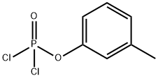 Phosphorodichloridic acid, 3-methylphenyl ester 结构式